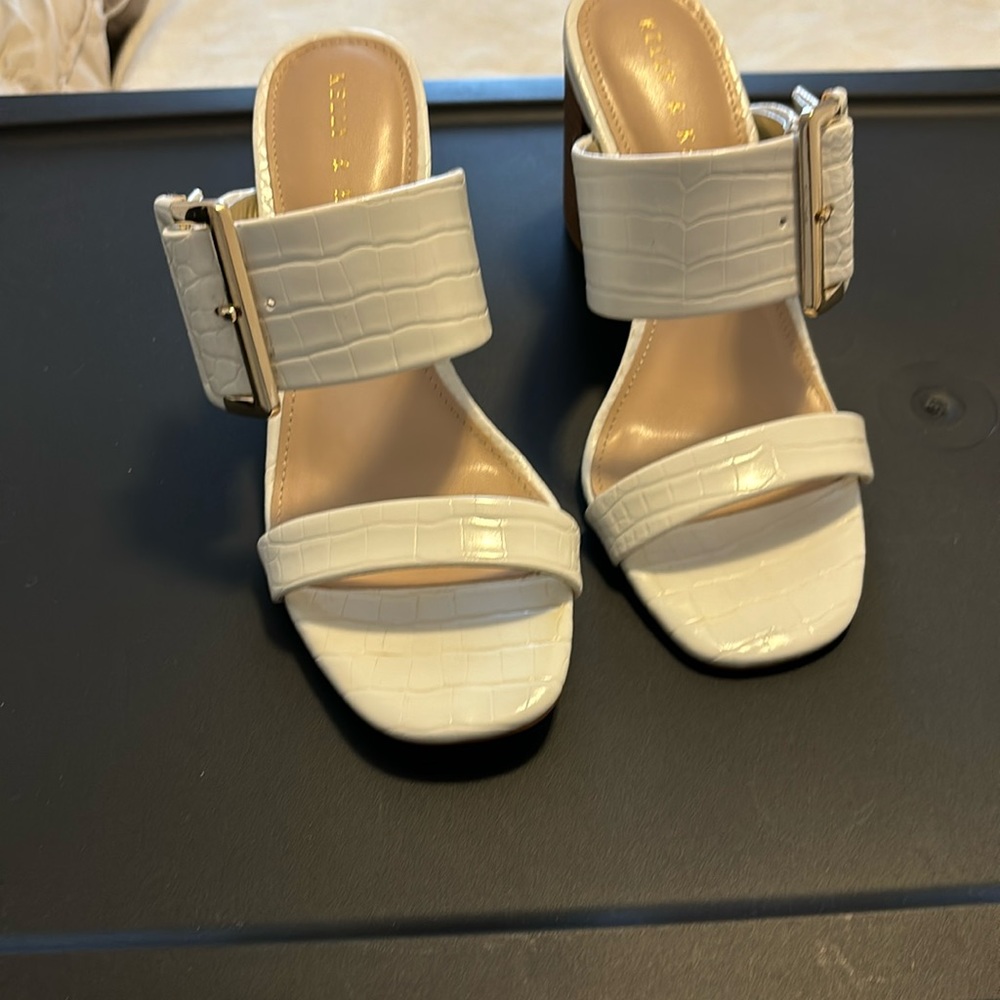 Off white summer Sandle worn once